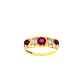 Pre Owned 18ct Ruby and Diamond Ring ZU464